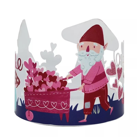 Celebrate Together Valentines Day Gnome Candle Sleeve - Picture 2 of 9